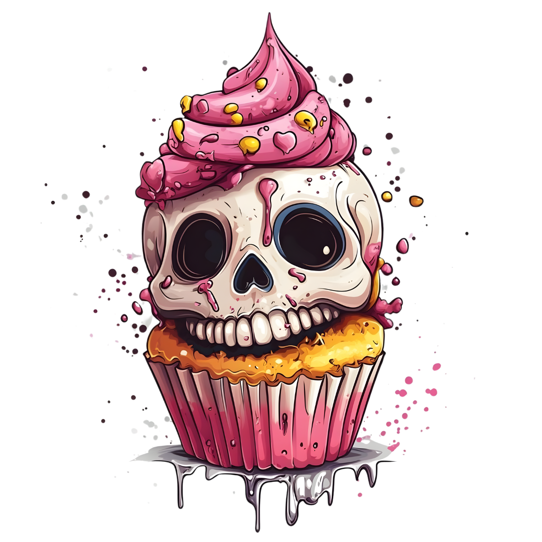 Cup Cake Skull