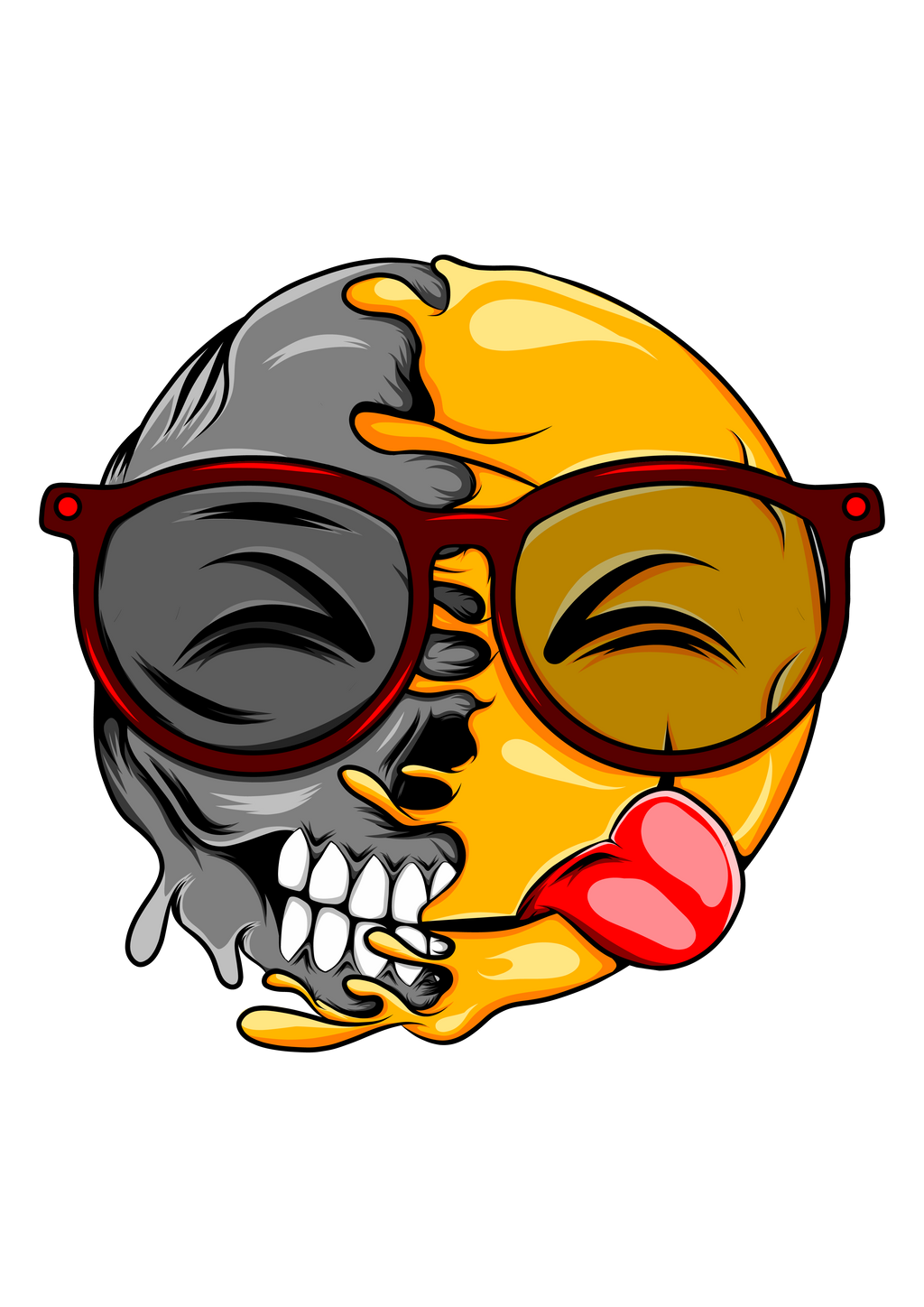Emoji Glasses Tongue