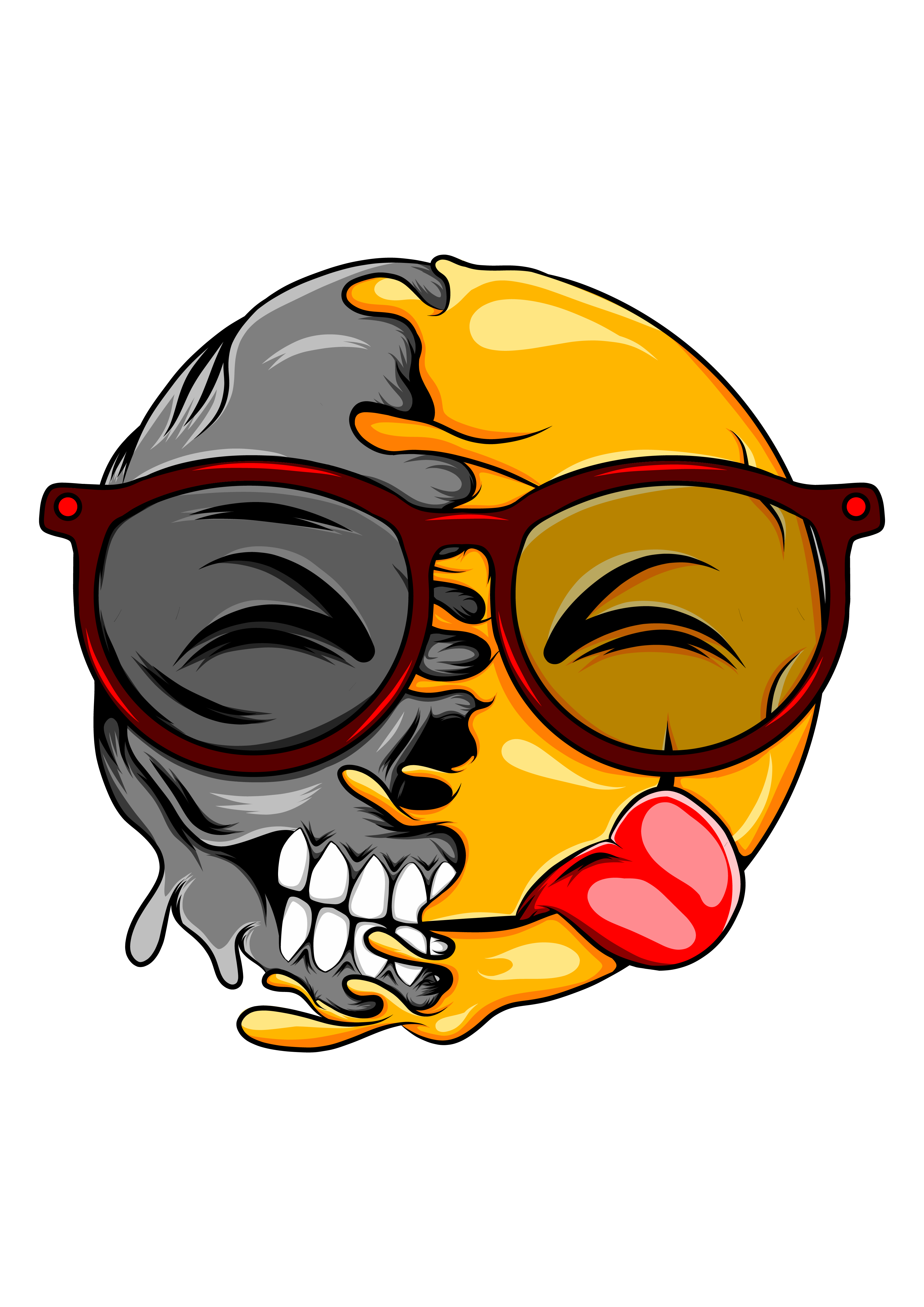 Emoji Glasses Tongue