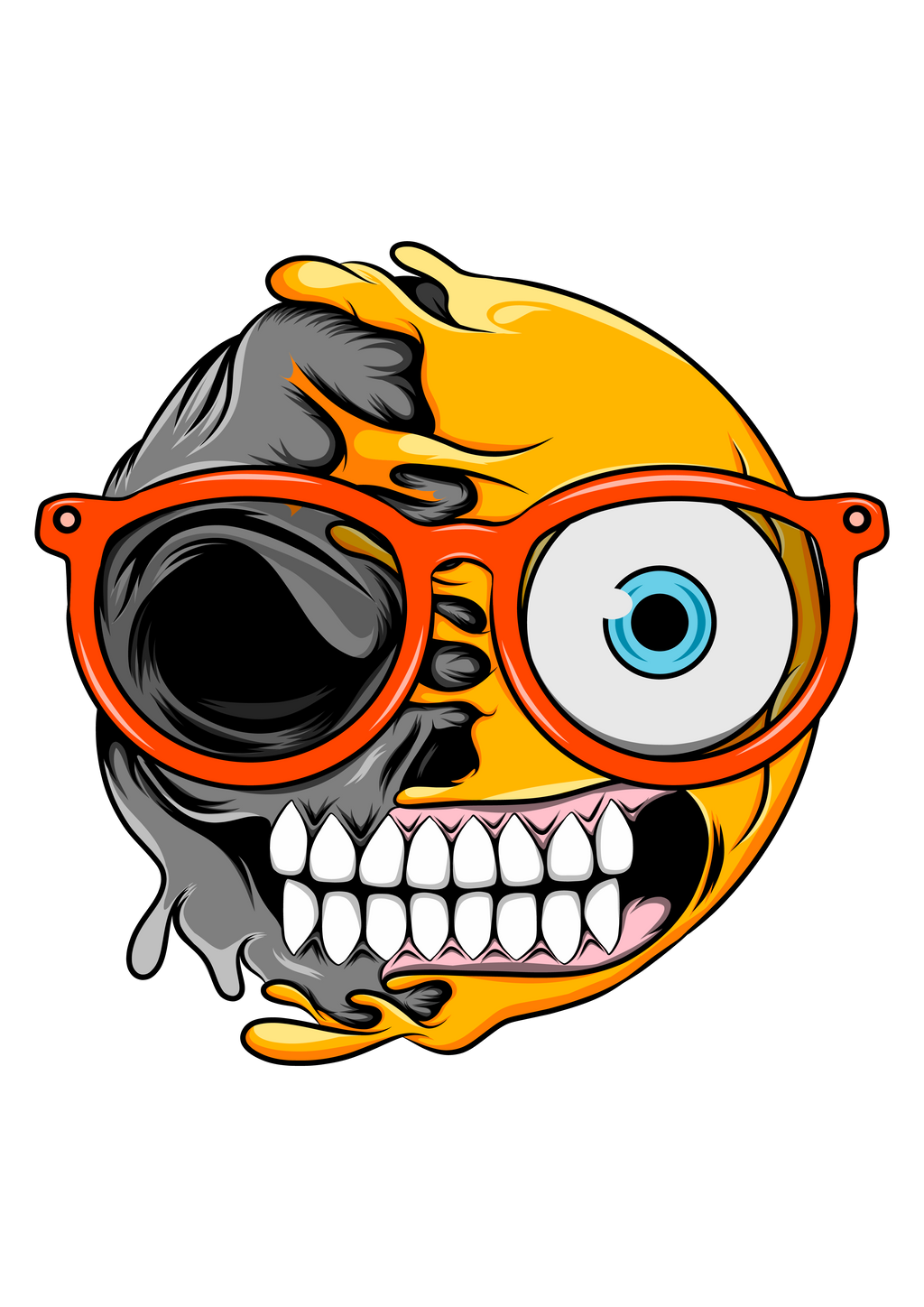 Emoji Glasses Shocked