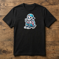 Skull Sitting On Board